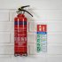 Sealey Worksafe Powder Fire Extinguisher Safety Sign - Rigid Plastic