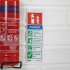 Sealey Worksafe Powder Fire Extinguisher Safety Sign - Rigid Plastic