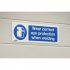 Sealey Worksafe Wear Eye Protection When Welding Safety Sign - Rigid Plastic