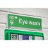 Sealey Worksafe Eye Wash Safety Sign - Self-Adhesive Vinyl