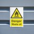 Sealey Worksafe Danger Waste Oil Safety Sign - Rigid Plastic