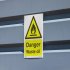 Sealey Worksafe Danger Waste Oil Safety Sign - Rigid Plastic