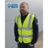 Sealey Worksafe High Visibility Jackets Must Be Worn Beyond This Point Safety Sign - Self-Adhesive Vinyl