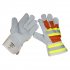 Sealey Worksafe Reflective Rigger's Gloves - Pair