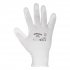 Sealey Worksafe White Precision Grip Gloves, Large - Pair