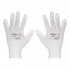 Sealey Worksafe White Precision Grip Gloves, X-Large - Pack of 6 Pairs