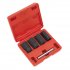 Sealey Locking Wheel Nut Removal Set 1/2