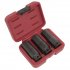 Sealey Deep Weighted Impact Socket Set 1/2