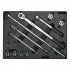 Sealey Premier Ratchet, Torque Wrench, Breaker Bar & Socket Adaptor Set with Tool Tray 13pc