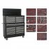 Sealey Superline PRO Tool Chest Combination 23 Drawer with 446pc Tool Kit - Black