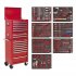 Sealey Tool Chest Combination 14 Drawer with Ball-Bearing Slides - Red & 446pc Tool Kit