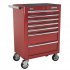 Sealey Tool Chest Combination 14 Drawer with Ball-Bearing Slides - Red & 446pc Tool Kit