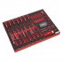 Sealey Tool Chest Combination 14 Drawer with Ball-Bearing Slides - Red & 446pc Tool Kit