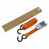 Sealey Ratchet Strap Polyester Webbing S-Hook with Corner Protector 25mm x 5m 600kg Breaking Strength