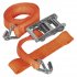 Sealey Alloy Wheel Car Transporter Ratchet Strap 50mm x 3m 5000kg Breaking Strength