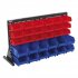 Sealey Bench Mounting Bin Storage System with 30 Bins