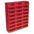 Sealey Plastic Storage Bin 105 x 85 x 55mm, Red - Pack of 24