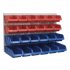 Sealey Bin & Panel Combination 24 Bins - Red/Blue