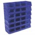 Sealey Plastic Storage Bin 105 x 165 x 85mm, Blue - Pack of 24