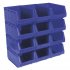 Sealey Plastic Storage Bin 210 x 355 x 165mm, Blue - Pack of 12