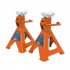 Sealey Ratchet Type Axle Stands (Pair) 2 Tonne Capacity per Stand - Orange