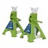 Sealey Ratchet Type Axle Stands (Pair) 3 Tonne Capacity per Stand - Hi-Vis Green