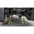 Sealey Ratchet Type Axle Stands (Pair) 3 Tonne Capacity per Stand - Hi-Vis Green