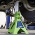 Sealey Ratchet Type Axle Stands (Pair) 3 Tonne Capacity per Stand - Hi-Vis Green