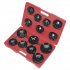 Sealey Oil Filter Cap Wrench Set 15pc