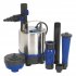 Sealey Submersible Pond Pump Stainless Steel 3000L/hr 230V