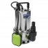 Sealey Submersible Stainless Water Pump Automatic Dirty Water 225L/min 230V