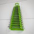 Sealey Reverse Spanner Rack Capacity 15 Spanners Hi-Vis Green