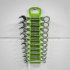 Sealey Premier Spanner Rack Capacity 10 Stubby Spanners - Hi-Vis Green