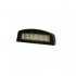 Durite - Lamp Number Plate LED 12/24 volt Black  - 0-453-70