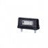 Durite - Lamp Number Plate LED 12/24 volt Black  - 0-453-80