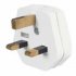 Durite - Plugtop 13 amp Mains Fused White Nylon Box of 20 - 0-684-01