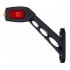 Durite - Lamp Outline Marker Red/White/Amber LED 12/24 volt RH Oblique  - 0-172-75