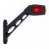 Durite - Lamp Outline Marker Red/White/Amber LED 12/24 volt LH Oblique  - 0-172-76