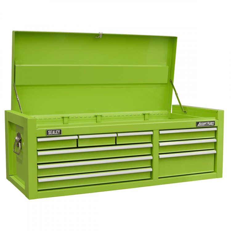 Topchest, Mid-Box Tool Chest & Rollcab 9 Drawer Stack