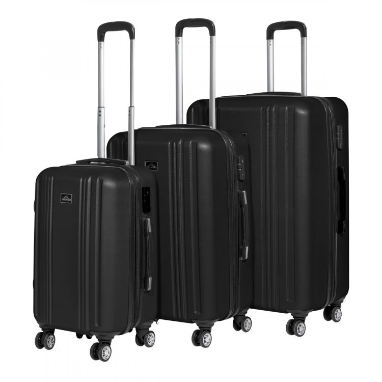 Black lightweight clearance suitcase